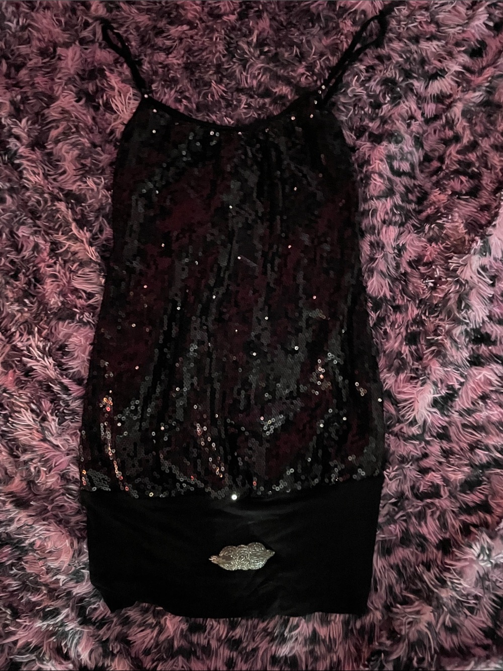 dress top with sequins
